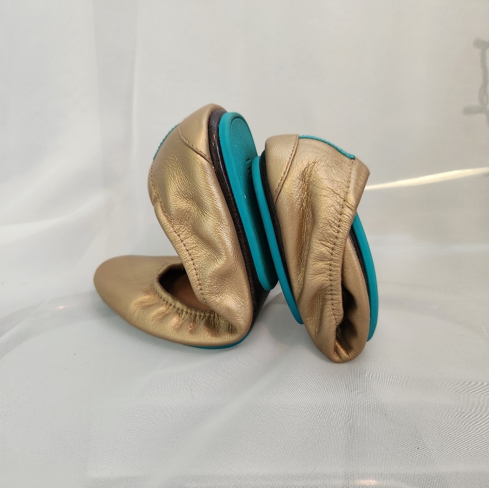 Tieks Gold Foldable Ballet Flats
